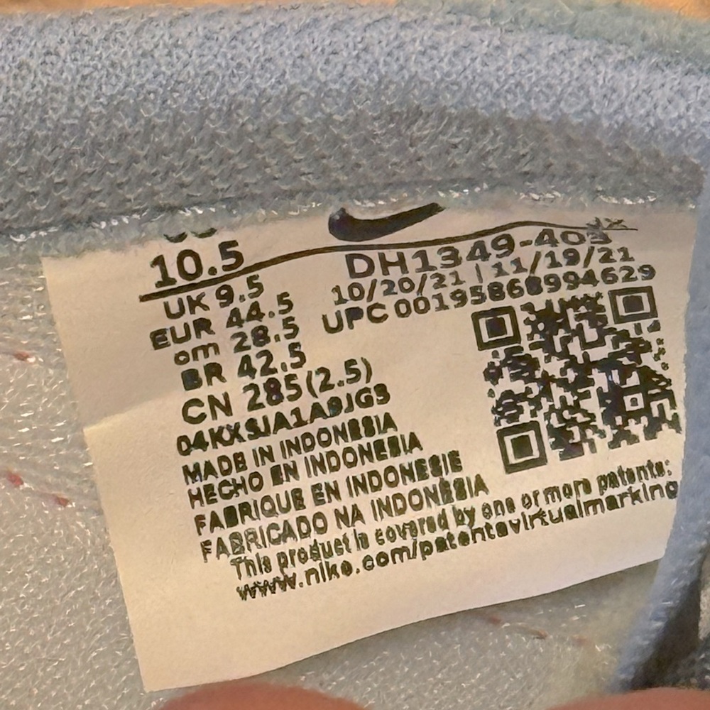NIKE WAFFLE TRAINER 2 BLUE TEAM ORANGE NWOT men’s size 10.5 - Picture 3 of 9